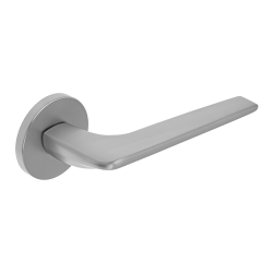 Elegancka klamka CELESTRIA na rozecie - Chrom Mat, Premium jakość dla Twojego wnętrza