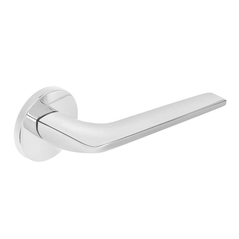Celestria Chromowa Klamka Premium na Rozecie - Elegancja do Wnętrz!
