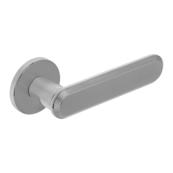 Ekskluzywna Klamka Chromowana Rugos z Znal na Drzwi Wewnętrzne