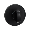 Elegancka okrągła rozetka WC czarna - wytrzymałość i styl dla Twojego wnętrza!