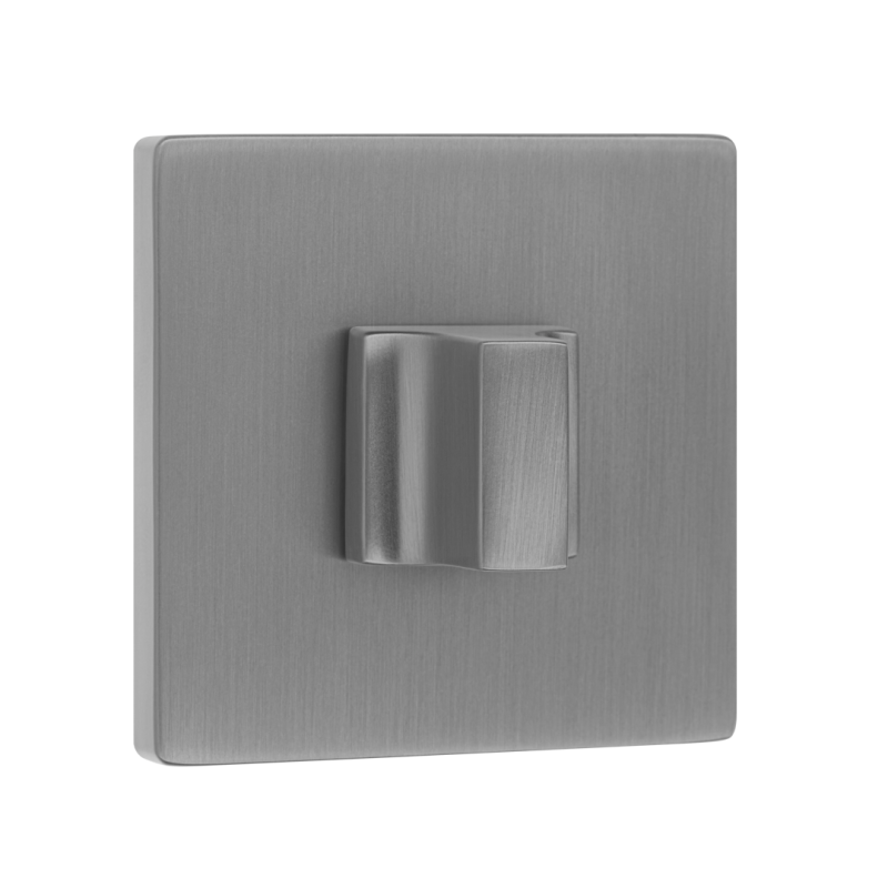 Elegancki Szyld Kwadratowy WC Satyna Mat - Znal dla Drzwi Wewnętrznych