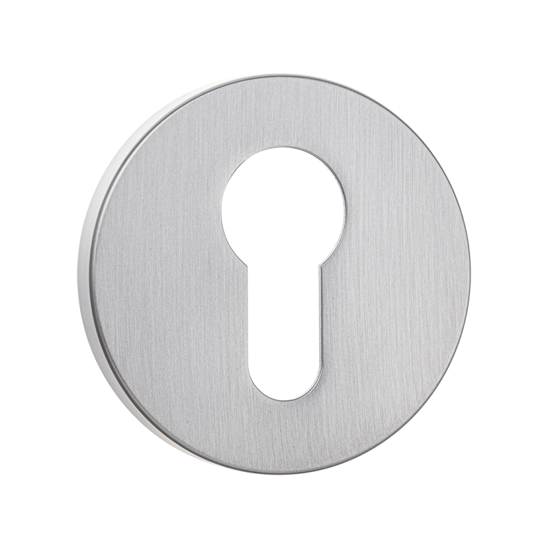 Elegancka rozeta okrągła chrom mat - styl i bezpieczeństwo w jednym!