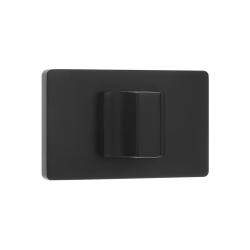 Szyld Czarne Elegance WC - nowoczesny design do drzwi wewnętrznych