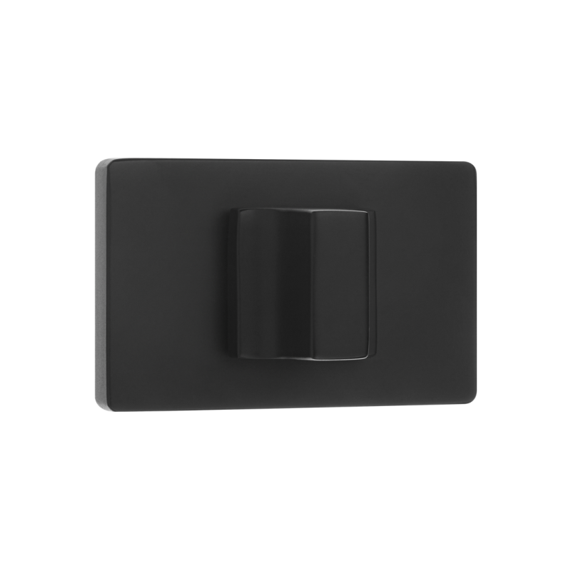 Szyld Czarne Elegance WC - nowoczesny design do drzwi wewnętrznych