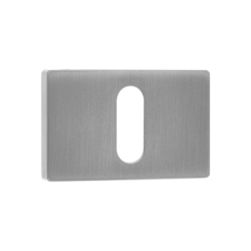 Chromowany Szyld Krótki z Kluczem - Elegancka Ochrona dla Drzwi Wewnętrznych