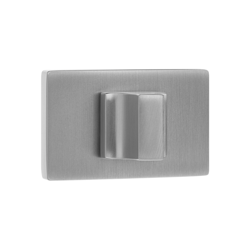 Elegancki Szyld Prostokątny WC Chromowany - Idealny do Drzwi Wewnętrznych