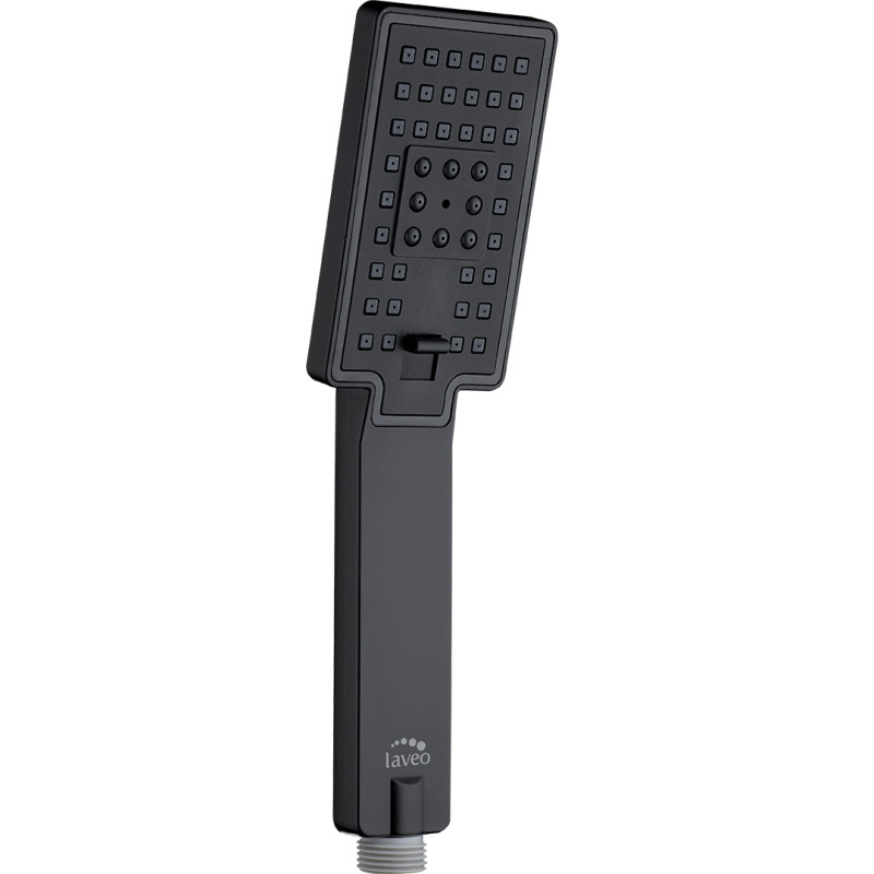 Czarna Słuchawka Natryskowa 3w1 Kvadrato: Luksusowy Design i Funkcjonalność Antykamień