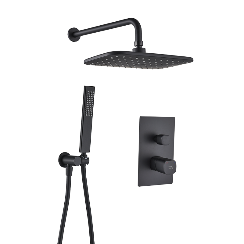 Luksusowy Zestaw Podtynkowy Tores Czarne - Komfort i Styl dla Twojej Łazienki