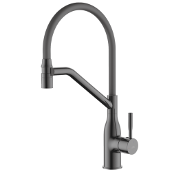 Laveo Colina bateria zlewozmywakowa stojąca grafit