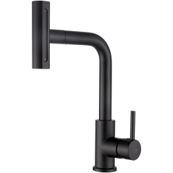 Rotaro Black - Oszczędna Bateria Kuchenną z Wyciąganą Wylewką