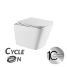 Rewolucyjna Miska WC Kvadrato 2.0 – Bezkołnierzowy Sofistikowany Design z Technologią CycleON