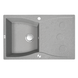 Molokin Elegance 800 - Ekskluzywny Szary Zlew z Ociekaczem dla Wymagających Domu!