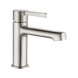 Laveo Alita bateria umywalkowa stojąca nikiel szczotkowany