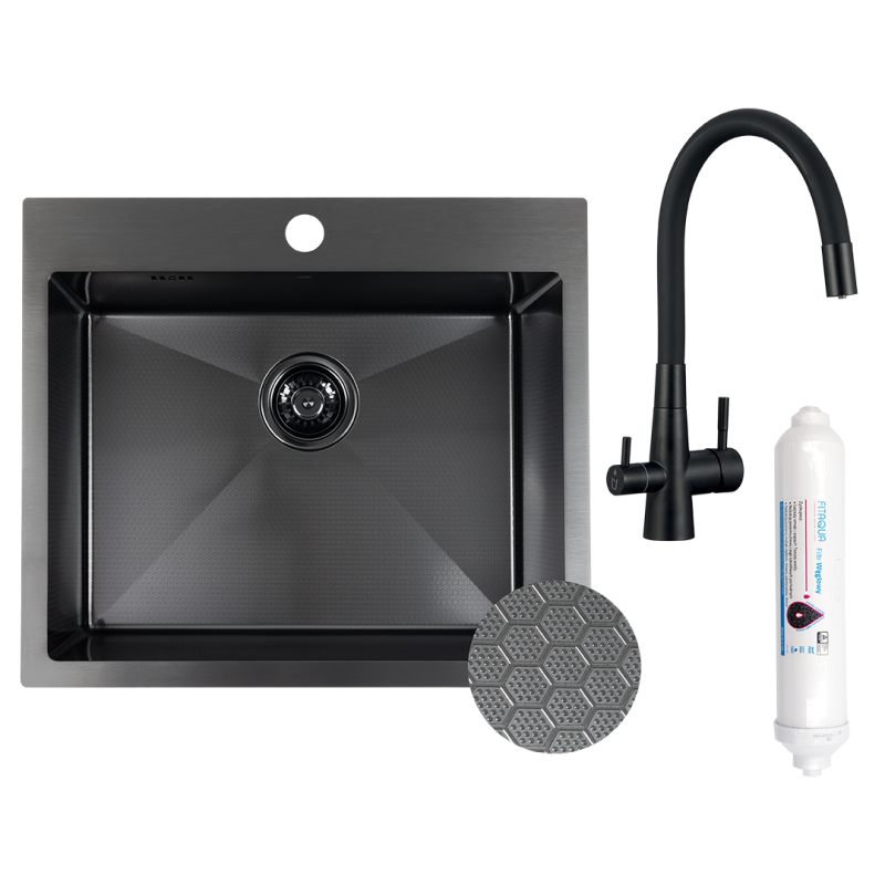 Zlew Malawi Elegance Black: Styl, funkcjonalność i 15 lat gwarancji! Idealny do każdej kuchni!