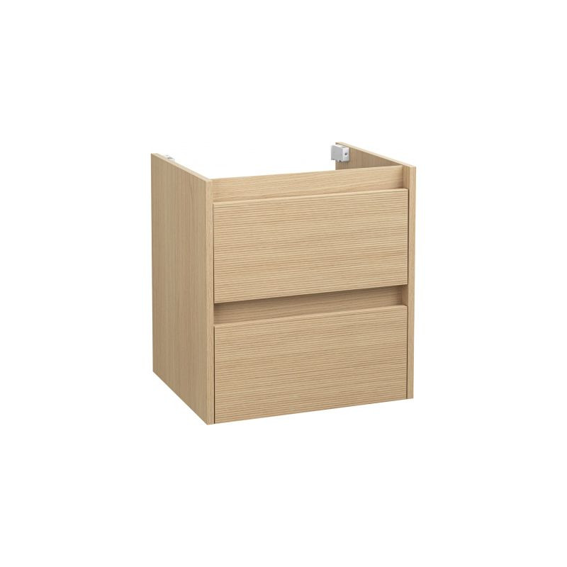 Nowoczesna szafka podumywalkowa ASTOR ARIA 50cm dąb, 2 szuflady z cichym domykiem