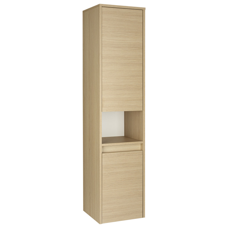 Szafka łazienkowa Astor Aria 35cm dąb, elegancka i funkcjonalna stojąca z półkami