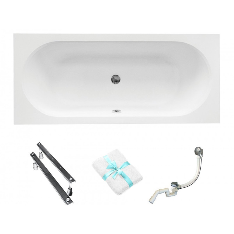 Ekskluzywna Wanna VITAE 180 z Stelażem Typ W - Luksus w Twojej Łazience