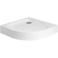 Brodzik Półokrągły 80x80 Nowoczesny Design + Syfon Gratis