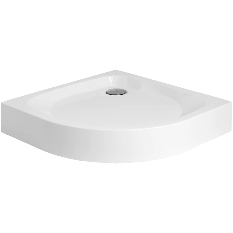 Brodzik Półokrągły 80x80 Nowoczesny Design + Syfon Gratis