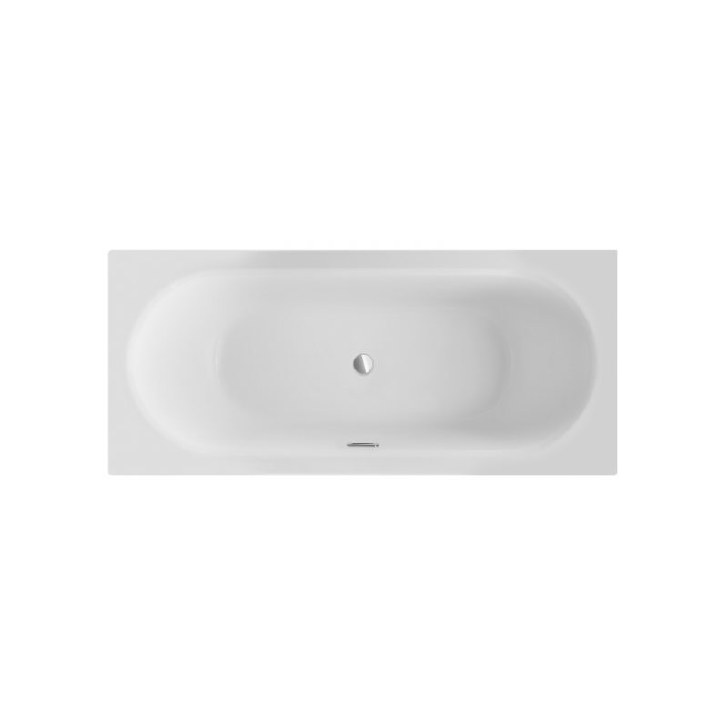 Elegancka Wanna Slim [180] Złota z Syfonem i Stelażem - Alcaplast Deluxe Edition