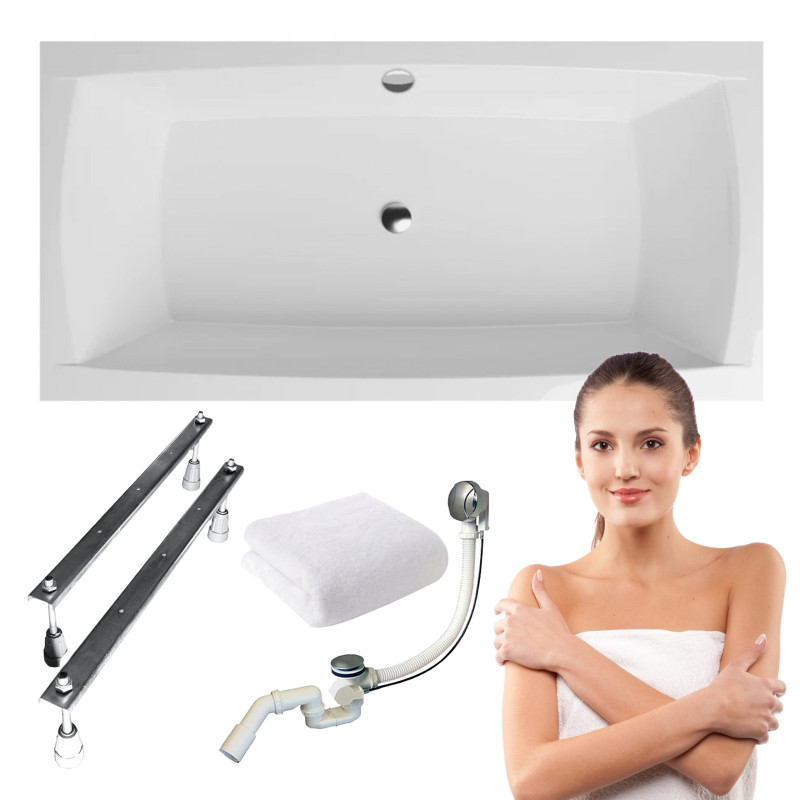 Polimat Wanna Apri 140x70 z Syfonem – Komfortowa i Ekologiczna Kąpiel!