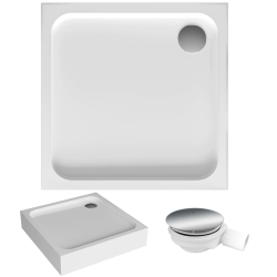 Brodzik Kwadratowy 80x80 Polimat FULL – Nowoczesny Komfort i Styl w Twojej Łazience!