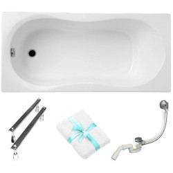 Polimat Gracja Wanna 140x70 z syfonem