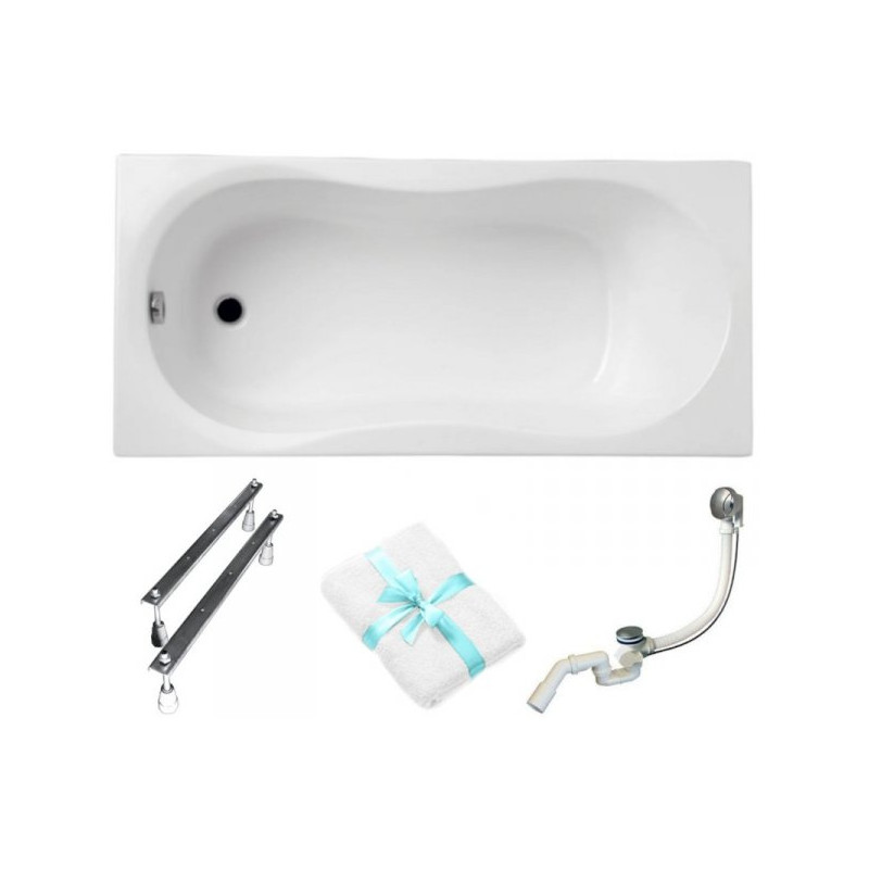 Polimat Gracja Wanna 150x70 z syfonem