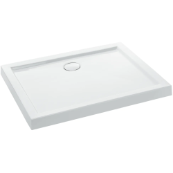 Polimat Brodzik kwadratowy posadzkowy Goliat 80x80 z Syfonem