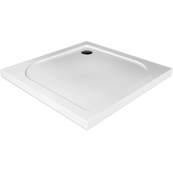 Polimat Brodzik kwadratowy posadzkowy Tenor 80x80 z Syfonem