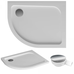 Brodzik Asymetryczny ORIS 100x80 z Syfonem - Styl i Funkcjonalność w Twojej Łazience!