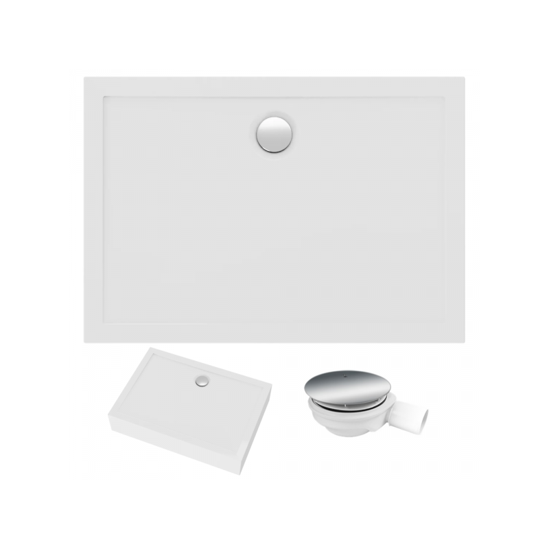 Brodzik LIDER 100x70 z Syfonem Gratis – Przestronny Komfort pod Prysznicem!