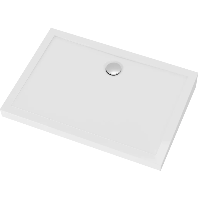 Polimat Brodzik prostokątny posadzkowy Lider 120x70 z Syfonem