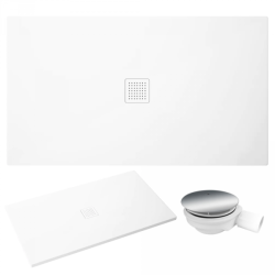 Perfetto Brodzik Prostokątny 140x80 Biały Połysk z Syfonem - Elegancja i Trwałość