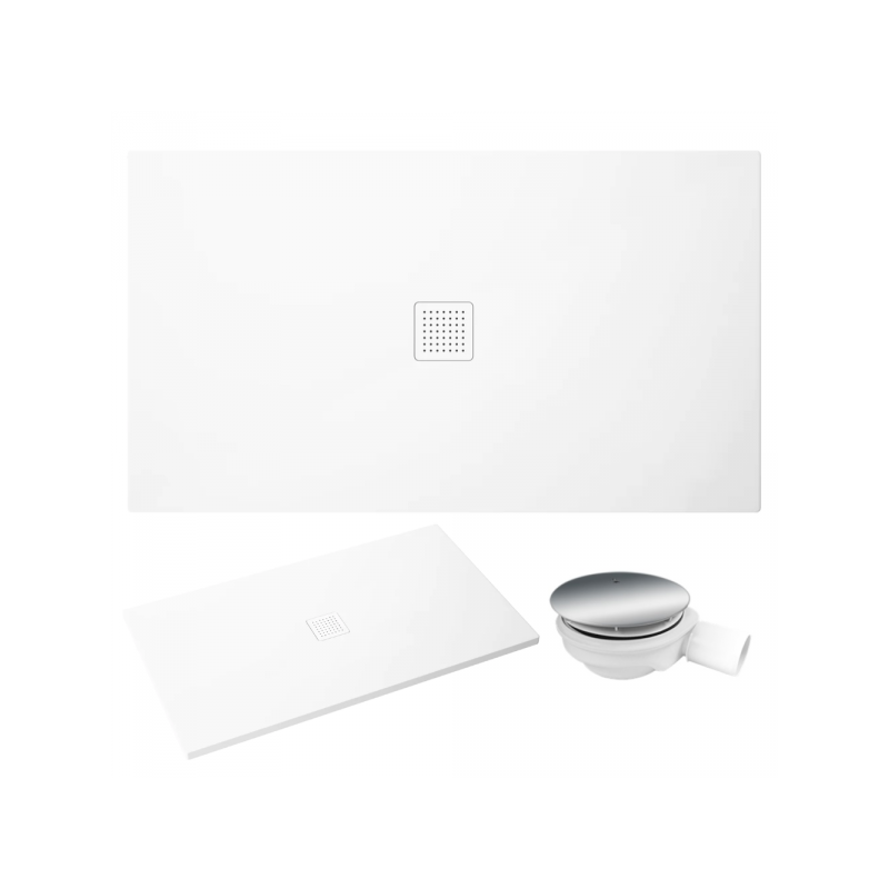 Perfetto Matowy Brodzik 160x80 z Syfonem - Doskonałość i Styl w Twojej Łazience!