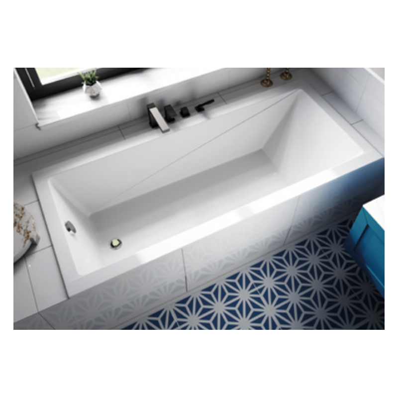 Elegancka Wanna Prostokątna Slim 150 - Nowoczesny Design, Idealna do Każdej Łazienki