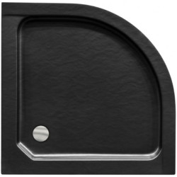 Elegancki Brodzik New Stone Czarny 80 - Styl i Funkcjonalność w Twojej Łazience