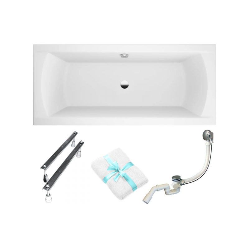 Wanna GRACJA 180x80 — Wyrafinowany Styl i Komfort dla Twojej Łazienki