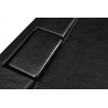Besco Brodzik Axim Ultraslim 120x80 Czarny Z syfonem
