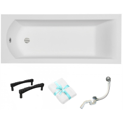 Wanna Slim Line 170 z Stelażem – Elegancja i Komfort w Twojej Łazience