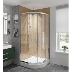 Elegancka Kabina Prysznicowa Jasmin 80x80 cm z Powłoką Hydrofobową i Zestawem Pielęgnacyjnym