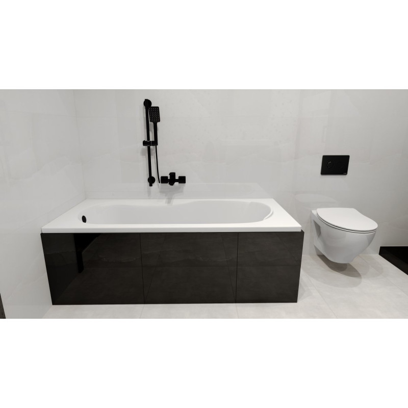 Elegancka Wanna BONA 180 z Stelażem Typ W - Idealna do Nowoczesnych Łazienek