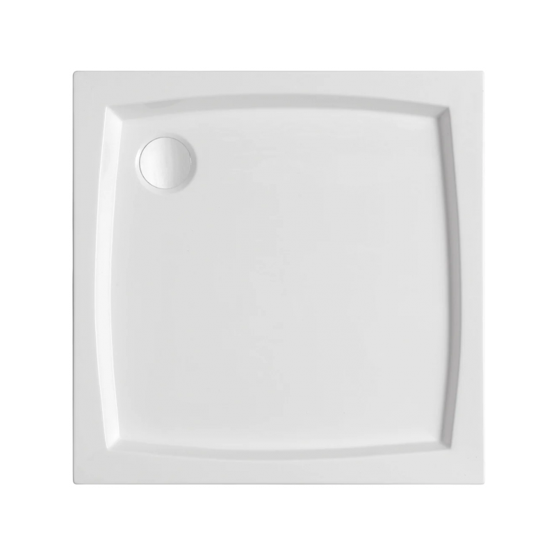 Luksusowa Kabina Prysznicowa 90x90 Bresso Chrom z Brodzikiem - Nowoczesny Design i Komfort