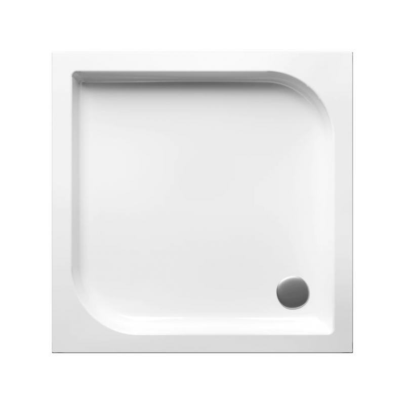 Elegancki Brodzik Polimat TENOR 80x80 z Syfonem - Komfort i Styl w Twojej Łazience!