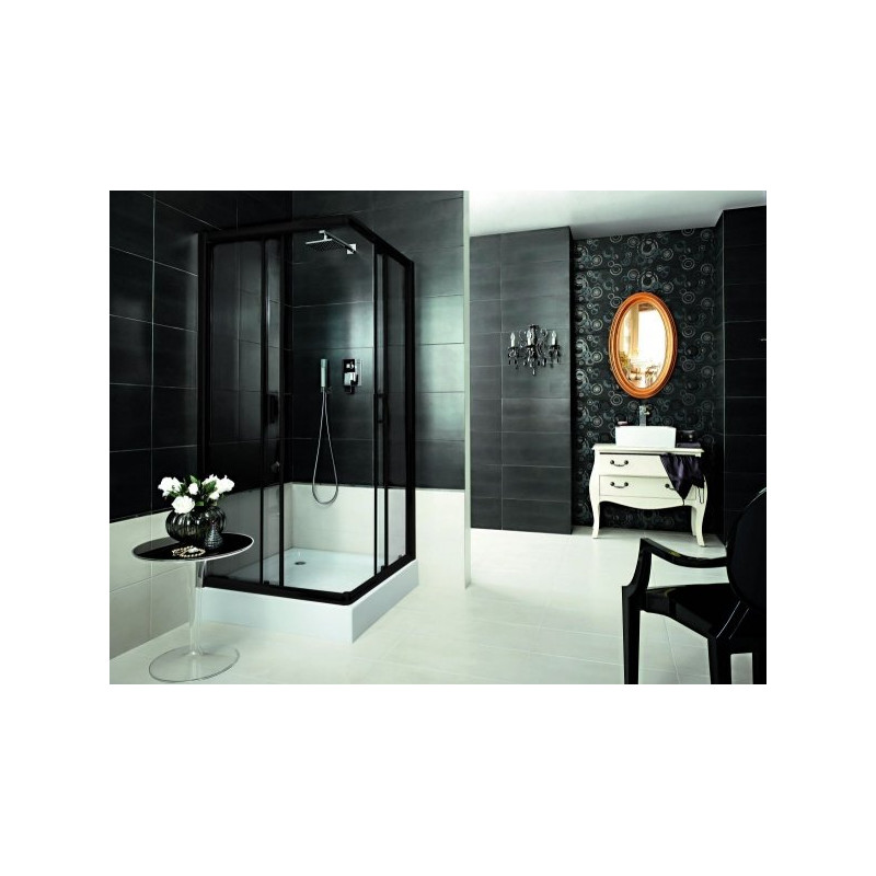 Kabina FUNKIA 90 z brodzikiem - Twój stylowy, kompaktowy prysznic!