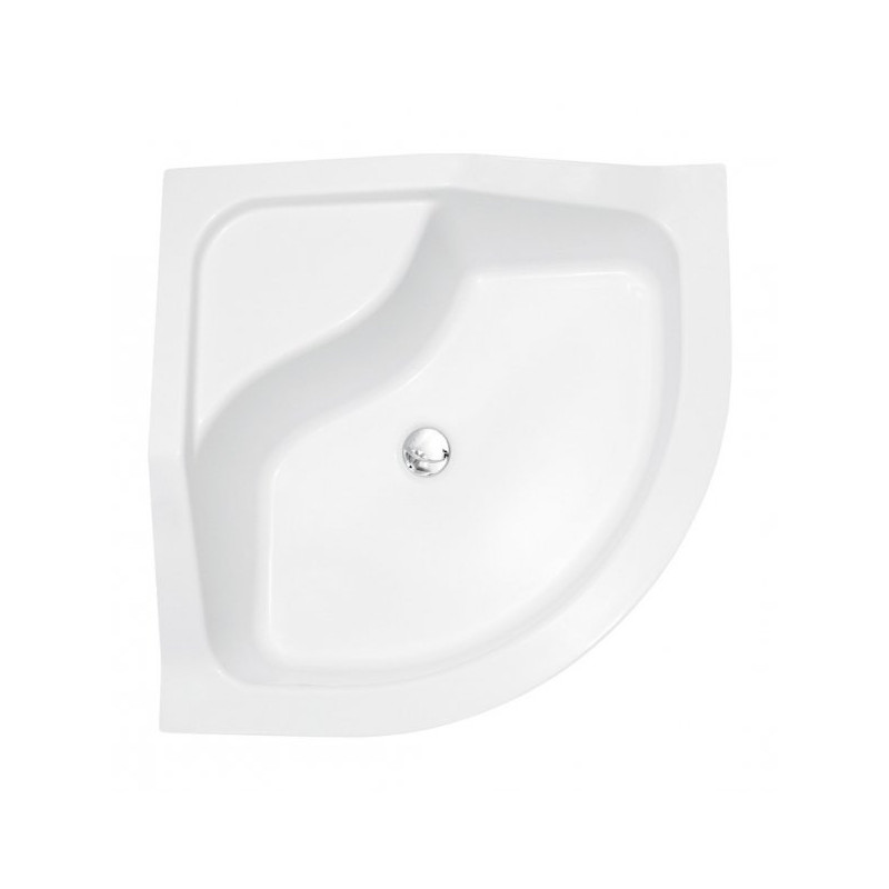 BESCO Oliver II Premium 80x80 cm - Elegancki brodzik z syfonem i obudową GRATIS!