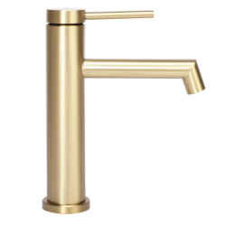 Złota Bateria Umywalkowa FOSS JS-B310BG - Elegancja i Nowoczesność w Twojej Łazience