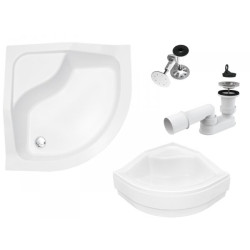 Besco Brodzik Oliver 80x80 Z syfonem