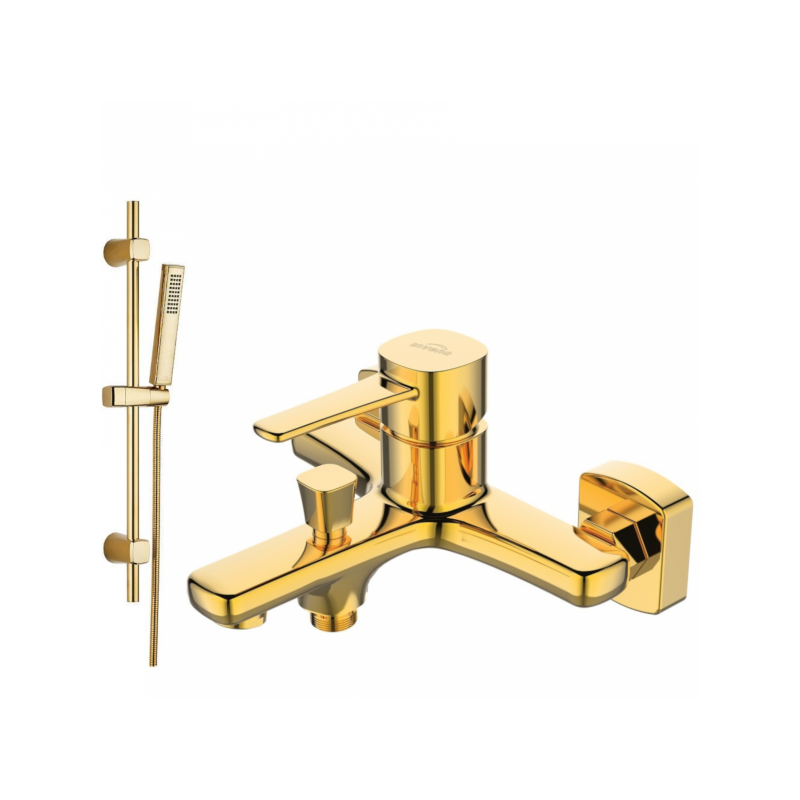 Złoty Zestaw Prysznicowy GLAMOUR - Elegancja i Funkcjonalność dla Twojej Łazienki!