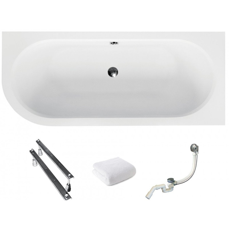 Asymetryczna Wanna AVITA 170P z Prawym Stelażem - Elegancja i Komfort